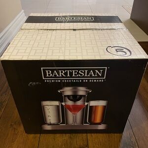 Bartesian Premium Cocktail Maker - Black and Silver